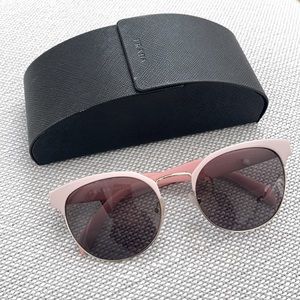 PRADA 54mm Gradient Round Sunglasses